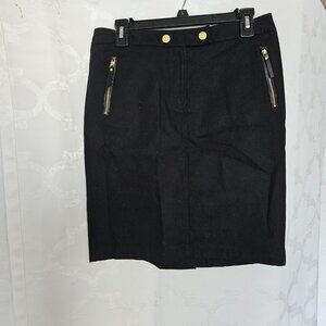 ** Jones New York Signature Petite Black Pencil Skirt**